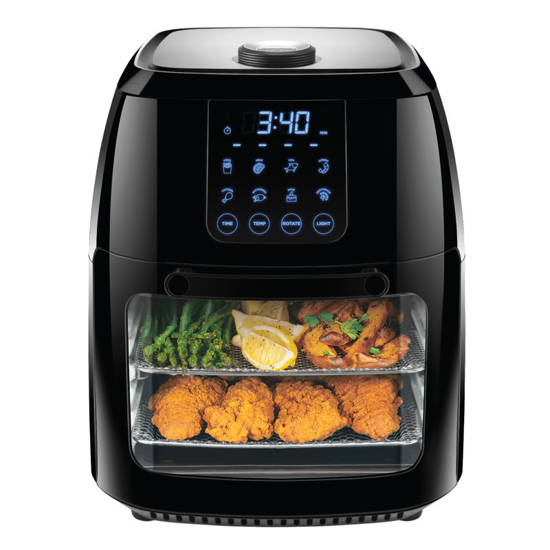 Chefman Healthy 6 Liter Digital Air Fryer Rotisserie